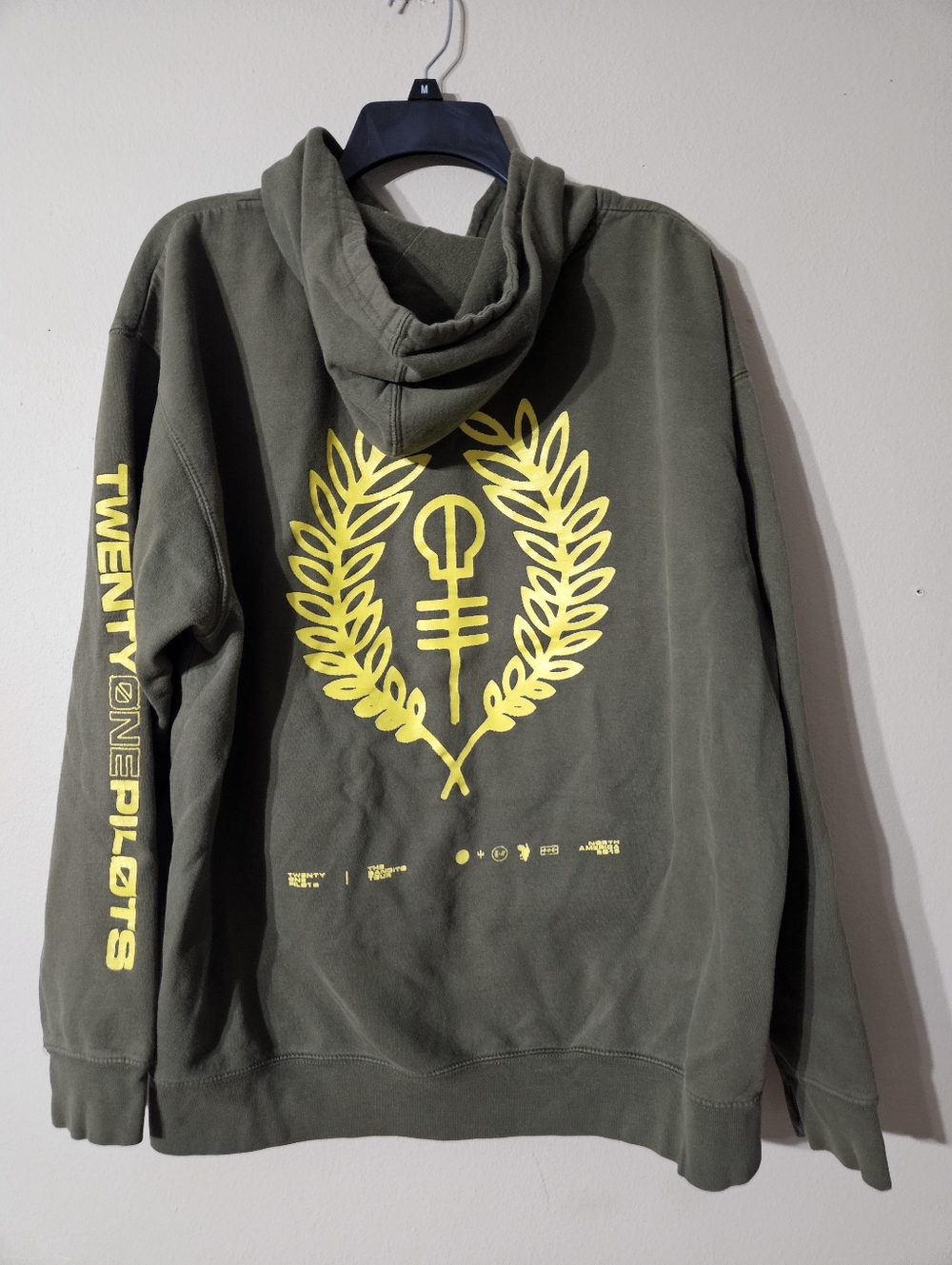 Twenty One Pilots 2019 Tour Hoodie Large